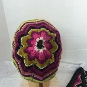 Missoni x Target Signature Chevron Knit Pink Black Green Beanie + Wristlet Set. Missoni for Target | Accessories | Missoni X Target  main image 2